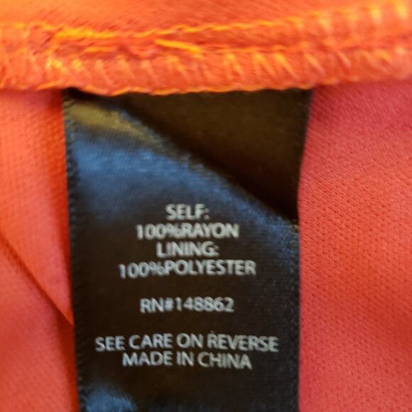 Torrid Voluminous Dress Size 2 Crinkle Gauze Floral Red Tie Neck Self Tie Belt - Picture 11 of 16